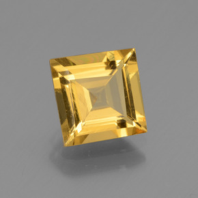 Berilo Dorado Dorado amarillo natural de 1.89 ct, Cuadrado, VVS-VS