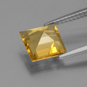 Berilo Dorado Dorado amarillo natural de 1.89 ct, Cuadrado, VVS-VS