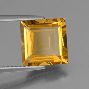 Berilo Dorado Dorado amarillo natural de 2.97 ct, Cuadrado, VVS-VS