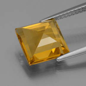 Berilo Dorado Dorado amarillo natural de 2.97 ct, Cuadrado, VVS-VS