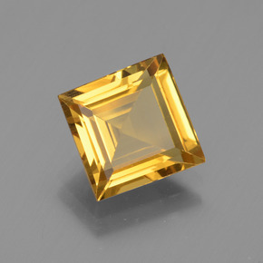 Berilo Dorado Dorado amarillo natural de 2.11 ct, Cuadrado, VVS-VS