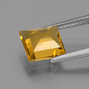 Berilo Dorado Dorado amarillo natural de 2.11 ct, Cuadrado, VVS-VS