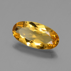 Berilo Dorado Dorado amarillo natural de 1.60 ct, Corte Óvalo, VVS-VS
