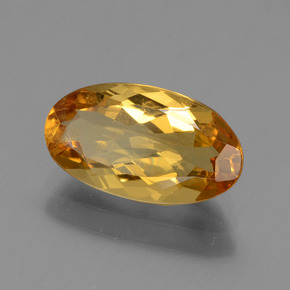 Berilo dorado amarillo natural de 1,74 ct, corte óvalo, VS
