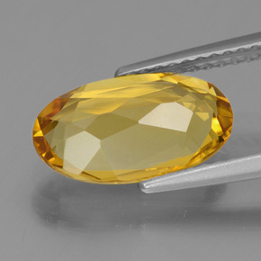 Berilo Dorado Dorado amarillo natural de 2.20 ct, Corte Óvalo, VVS-VS