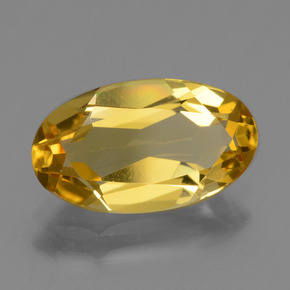 Berilo dorado dorado natural de 2,25 ct, corte óvalo, VVS-VS