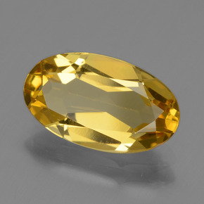 Berilo dorado dorado natural de 2,25 ct, corte óvalo, VVS-VS