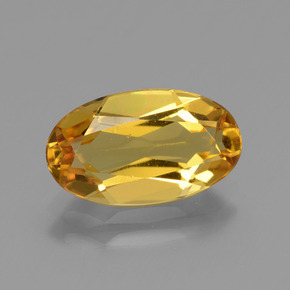 Berilo Dorado Dorado oscuro natural de 2.29 ct, Corte Óvalo, VVS-VS