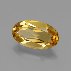 Berilo Dorado Dorado oscuro natural de 2.29 ct, Corte Óvalo, VVS-VS
