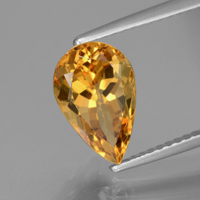 Berilo Dorado Dorado amarillo natural de 2.25 ct, En forma de pera, VVS-VS