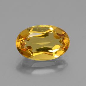 Berilo dorado dorado natural de 2,29 ct, corte óvalo, VVS-VS