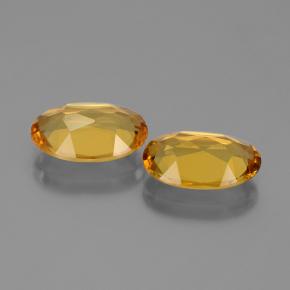 Gemas de berilo dorado dorado natural de 3,67 ct, corte óvalo, VVS-VS