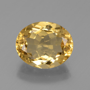 Berilo Dorado Dorado amarillo natural de 3.18 ct, Corte Óvalo, VVS-VS