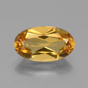 Berilo dorado oro natural de 2,50 ct, corte óvalo, VVS-VS