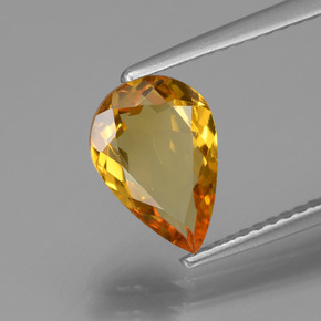 Berilo Dorado Dorado amarillo natural de 1.39 ct, En forma de pera, VVS