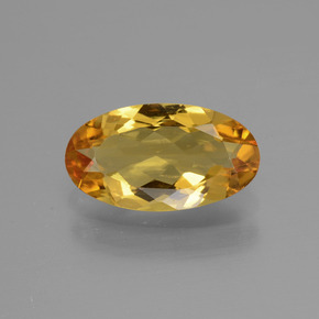 Berilo dorado amarillo natural de 1,42 ct, corte óvalo, VVS-VS