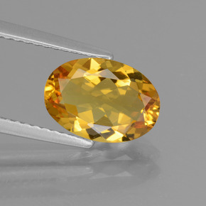 Berilo Dorado Dorado amarillo natural de 1.81 ct, Corte Óvalo, VVS-VS