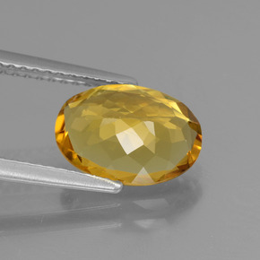 Berilo Dorado Dorado amarillo natural de 1.81 ct, Corte Óvalo, VVS-VS