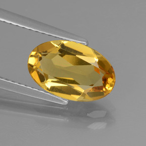 Berilo Dorado Dorado amarillo natural de 1.98 ct, Corte Óvalo, VVS-VS