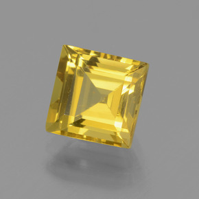 Berilo Dorado Dorado amarillo natural de 1.98 ct, Cuadrado, VVS-VS