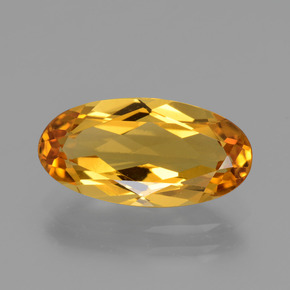 Berilo dorado oro natural de 2,94 ct, corte óvalo, VVS-VS