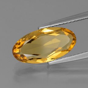 Berilo dorado amarillo natural de 2,66 ct, corte óvalo, VVS-VS