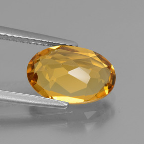 Berilo dorado amarillo natural de 2,31 ct, corte óvalo, VVS-VS