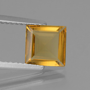 Berilo dorado Dorado amarillo natural de 1.17 ct, Cuadrado, VVS-VS