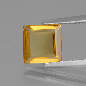 Berilo dorado Dorado amarillo natural de 1.17 ct, Cuadrado, VVS-VS