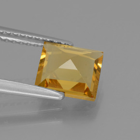 Berilo dorado Dorado amarillo natural de 1.17 ct, Cuadrado, VVS-VS