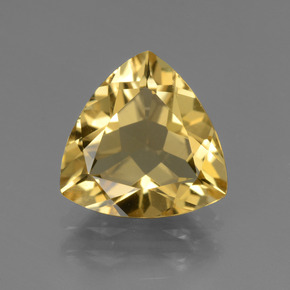 Berilo dorado oro natural de 2,67 ct, trillón, VVS