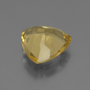 Berilo dorado oro natural de 2,67 ct, trillón, VVS
