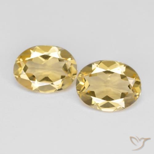 3.29ctw Natural Amarillo cálido Berilo dorado, Ovalada, VVS-VS