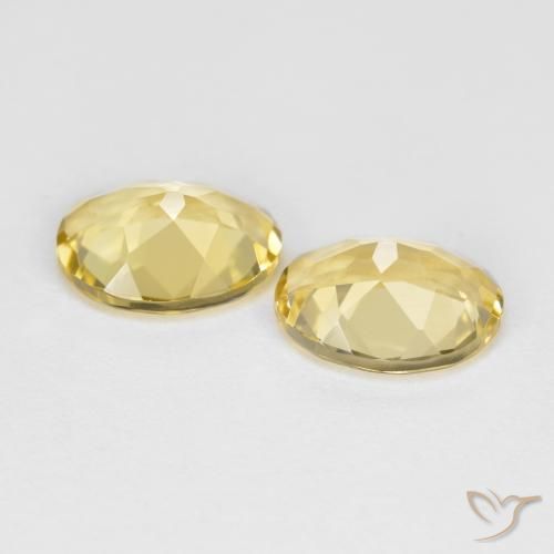 Gemas de Berilo dorado Dorado claro natural de 3.02 ct, Ovalada, VS