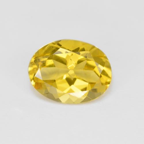 Berilo Dorado Amarillo miel natural de 1.92 ct, Corte Óvalo, VS