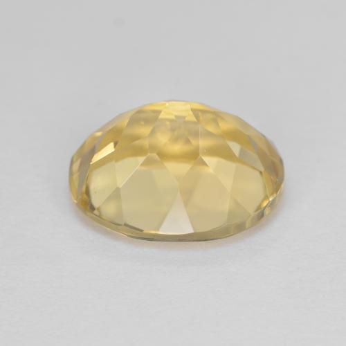 Berilo Dorado Amarillo cálido natural de 3.85 ct, Corte Óvalo, VVS