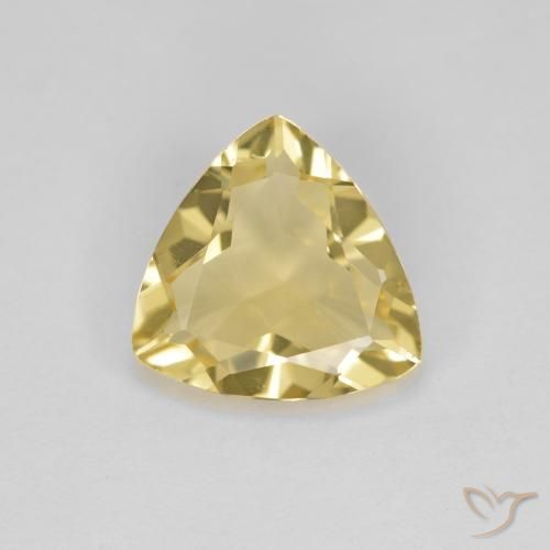 Berilo Dorado Dorado claro natural de 2.57 ct, Trillón, VVS-VS
