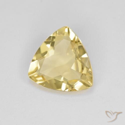 Berilo Dorado Dorado claro natural de 2.57 ct, Trillón, VVS-VS