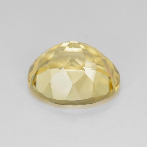 Berilo dorado amarillo natural de 5,20 ct, corte óvalo, VVS-VS