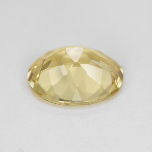 Berilo dorado amarillo natural de 4,30 ct, corte óvalo, VVS