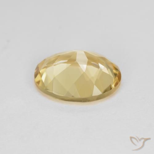 Berilo dorado Amarillo cálido natural de 3.11 ct, Ovalada, VVS