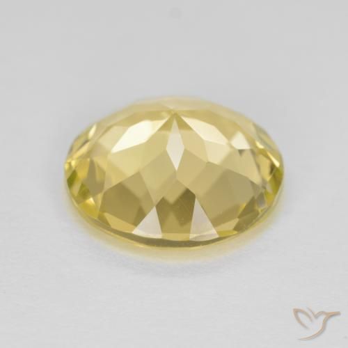 Berilo dorado Amarillo dorado natural de 2.73 ct, Redondo, VVS-VS