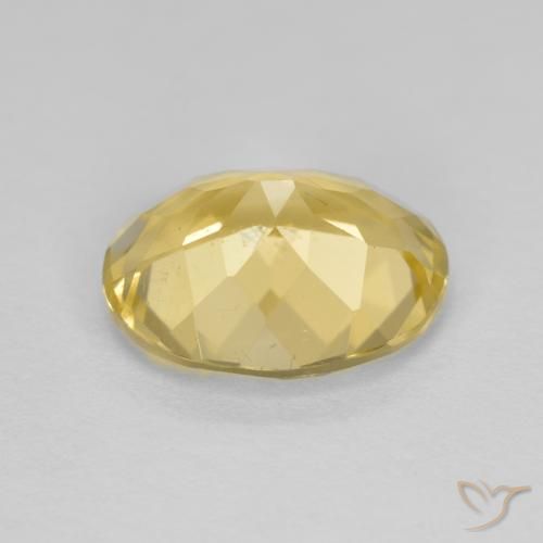 Berilo dorado Dorado claro natural de 3.37 ct, Ovalada, VS