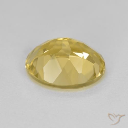 Berilo Dorado Dorado amarillento natural de 3.19 ct, Corte Óvalo, VVS-VS