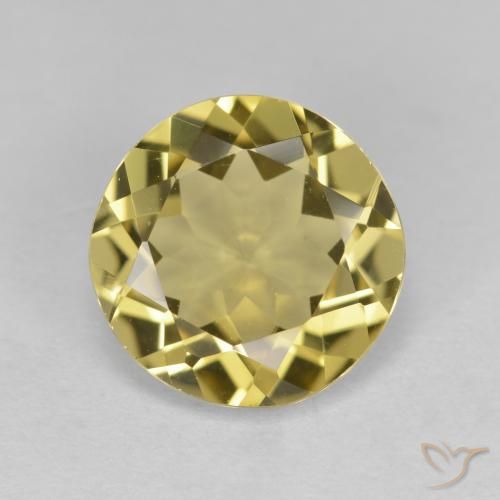 2.98ct Natural Amarillo medio Berilo dorado, Redondo, VVS-VS