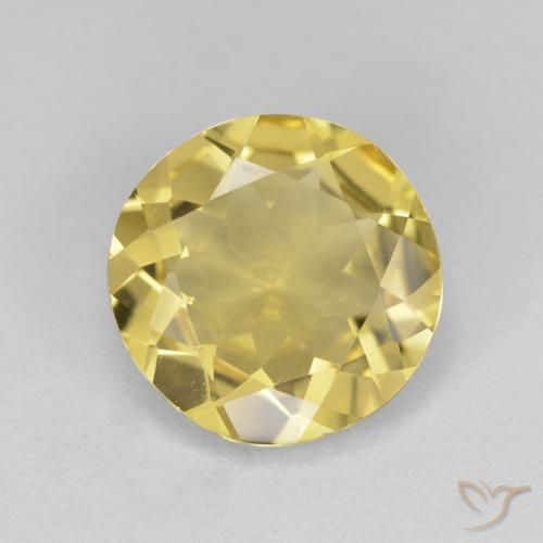 2.78ct Natural Dorado claro Berilo dorado, Redondo, VS