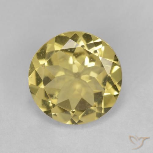 2.85ct Natural Dorado claro Berilo dorado, Redondo, VVS-VS