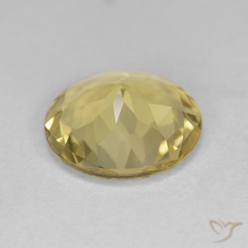 Berilo dorado Amarillo claro natural de 2.60 ct, Redondo, VS