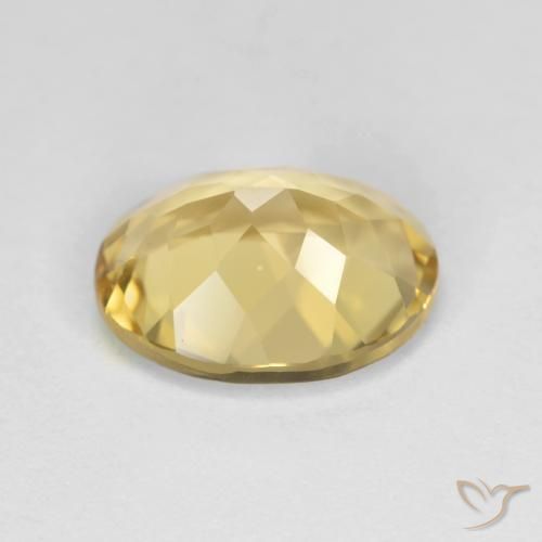 Berilo dorado Amarillo claro natural de 3.49 ct, Ovalada, VVS-VS