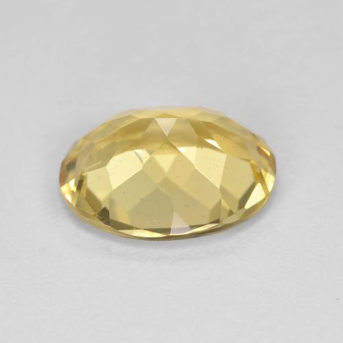 Berilo dorado amarillo natural de 3,27 ct, corte óvalo, VVS-VS